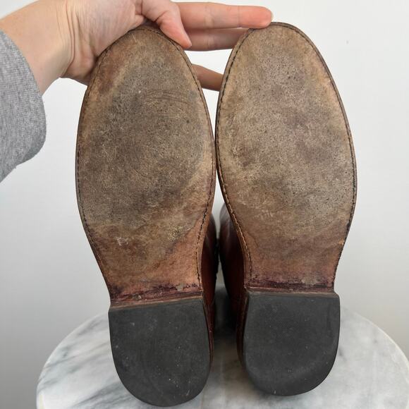 Black Jack Mens Brown Mad Dog Goat Round Toe Roper Boots (Sz 11.5) - Picture 5 of 15